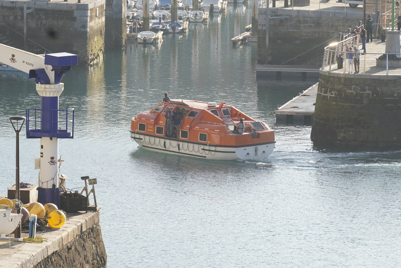 Un crucero en la bahía donostiarra