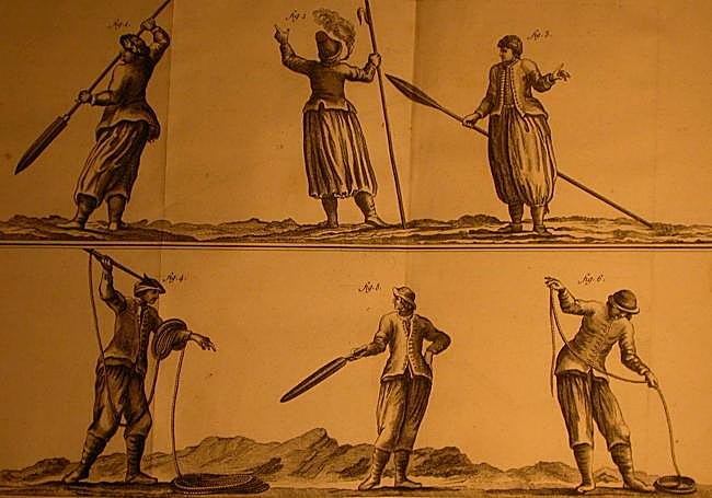 Cazadores de ballenas del siglo XVIII.