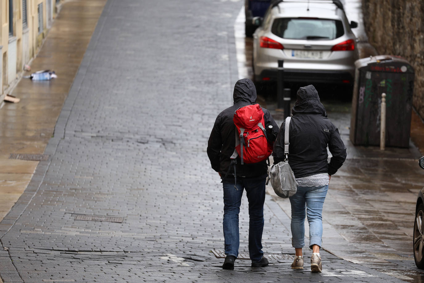 La borrasca llega a Gipuzkoa