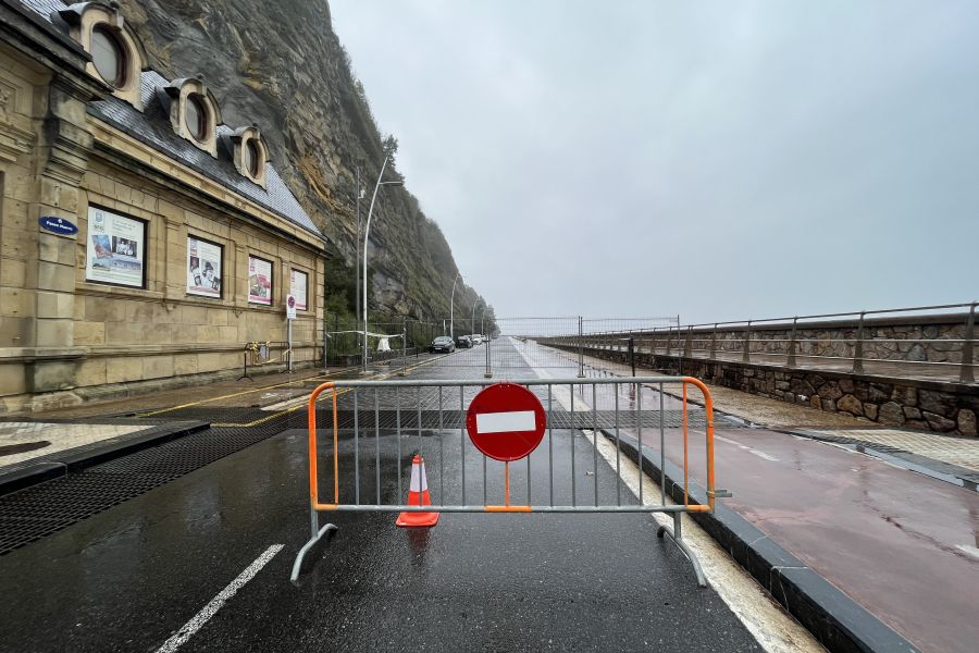 La borrasca llega a Gipuzkoa