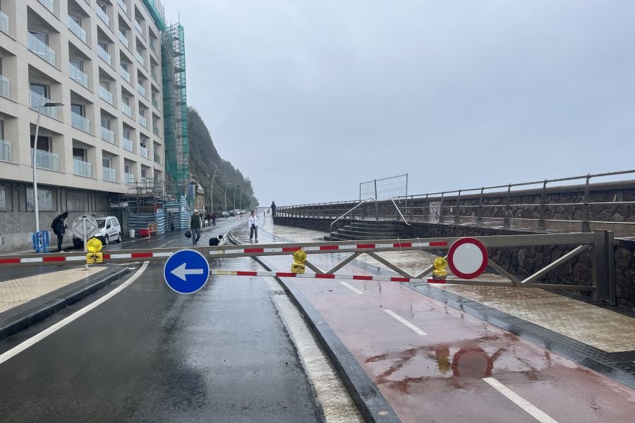 La borrasca llega a Gipuzkoa