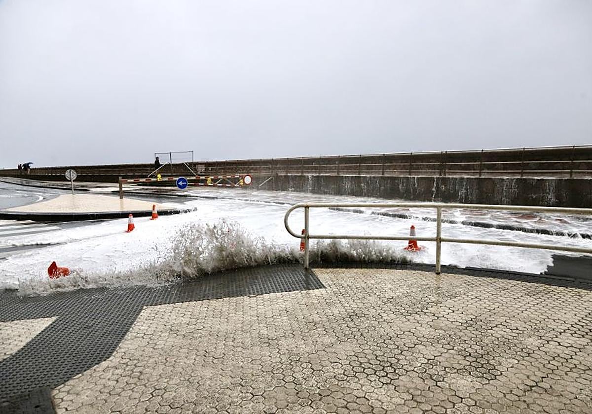 La borrasca llega a Gipuzkoa