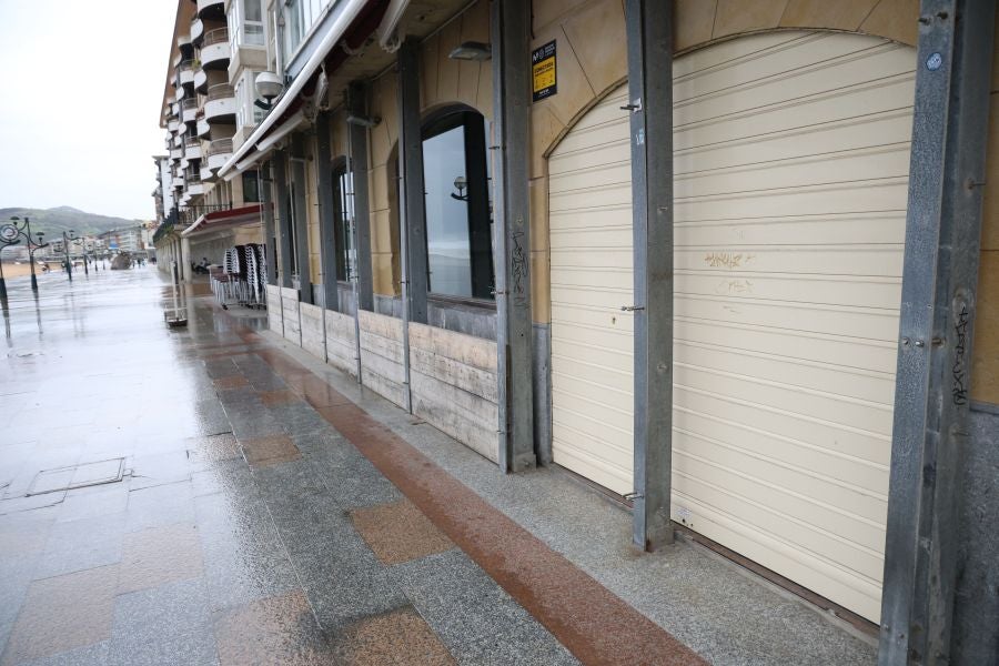 La borrasca llega a Gipuzkoa