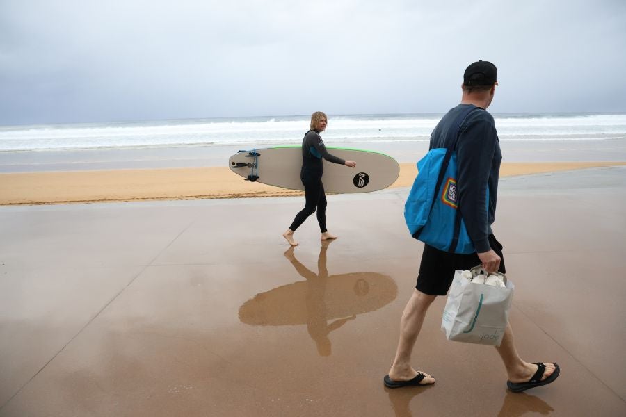 La borrasca llega a Gipuzkoa