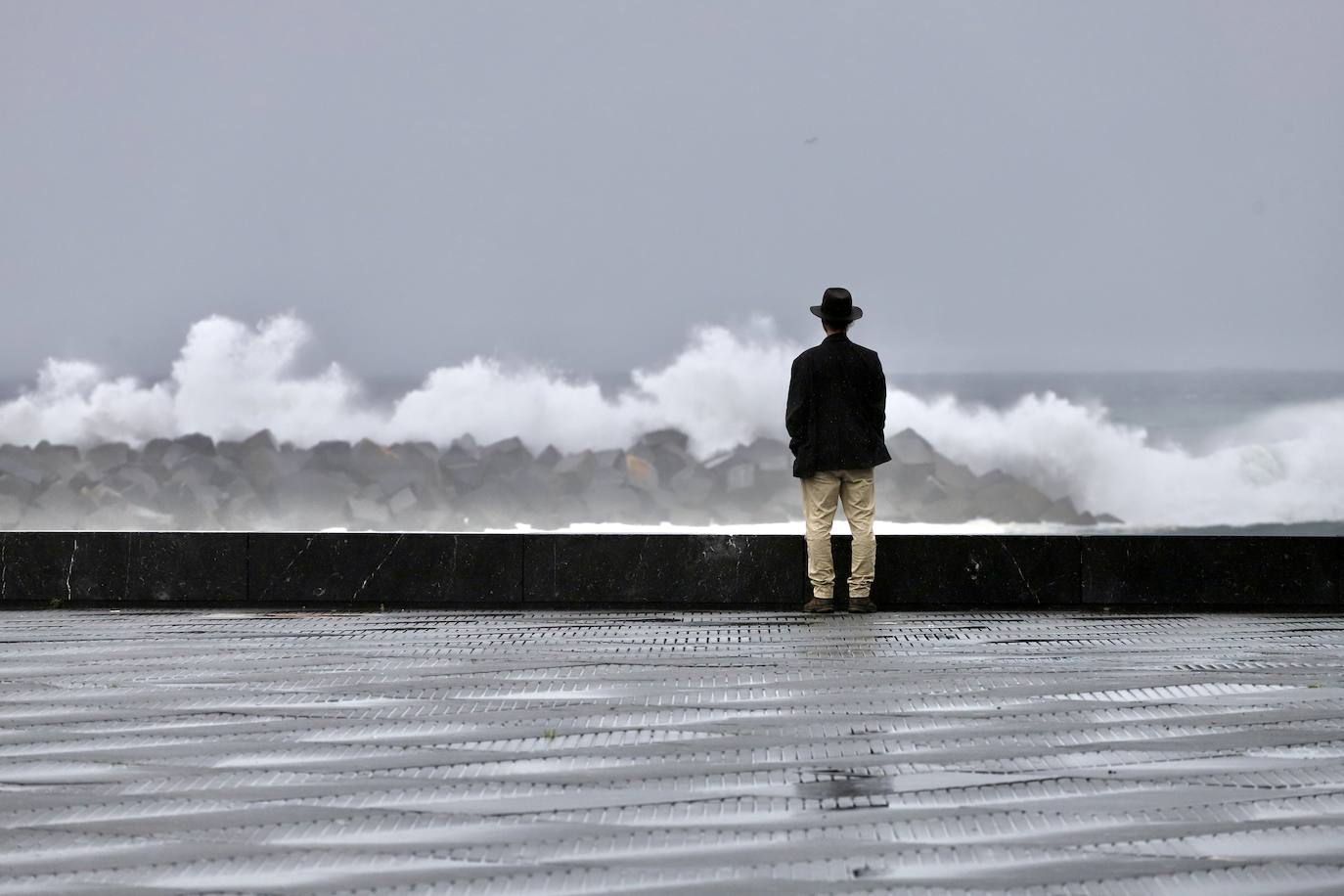 La borrasca llega a Gipuzkoa
