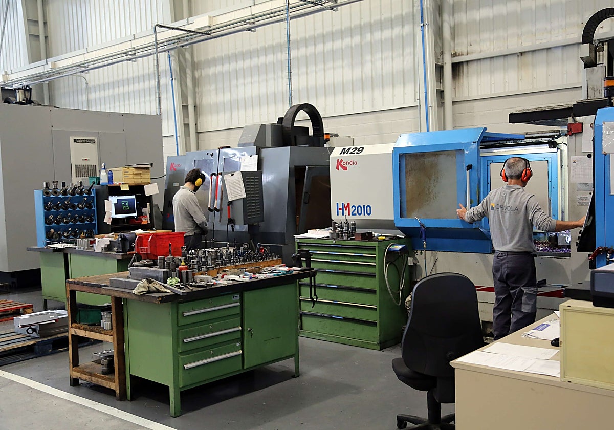 La población ocupada en Euskadi aumentó en 2.500 personas en la industria.