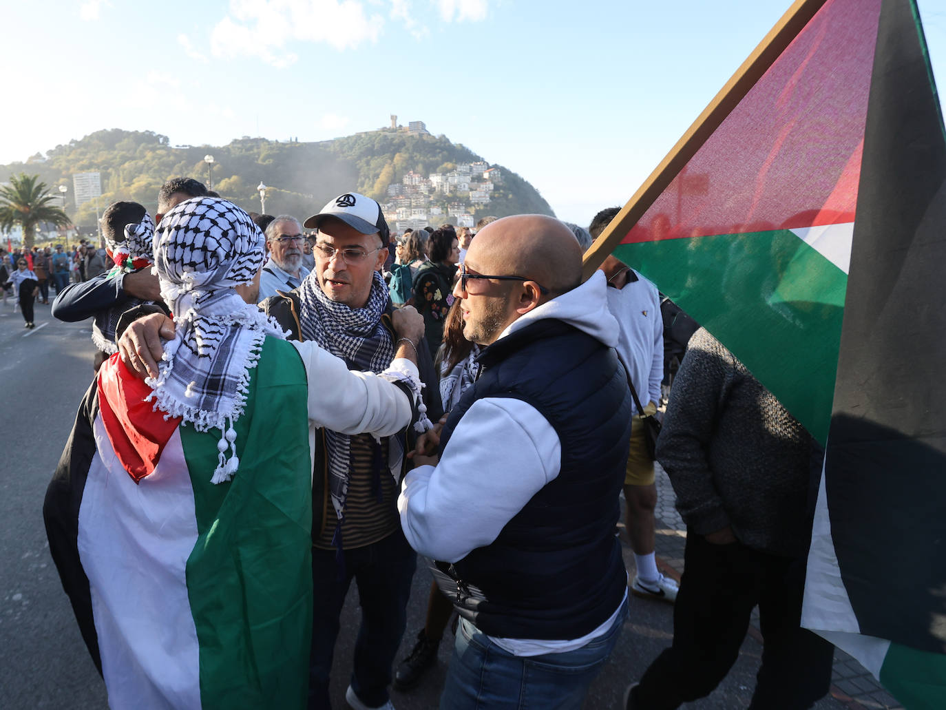 Donostia se echa a la calle en apoyo al pueblo palestino