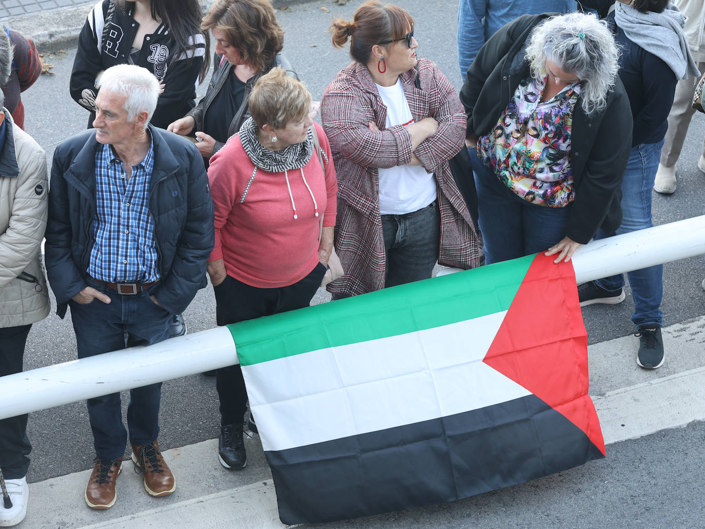 Donostia se echa a la calle en apoyo al pueblo palestino