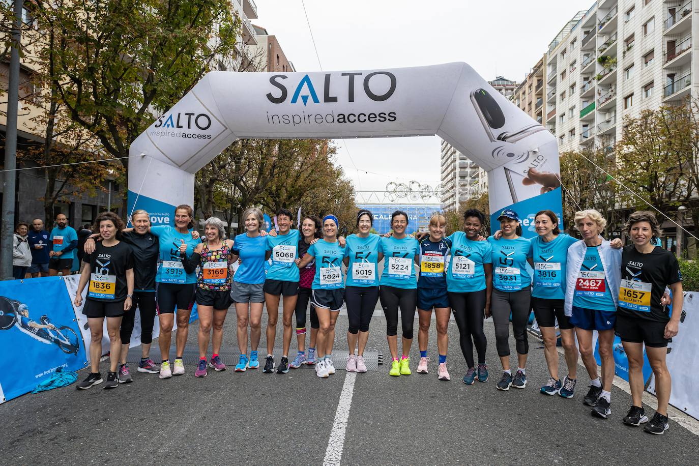 Gran ambiente en la salida de la 15k