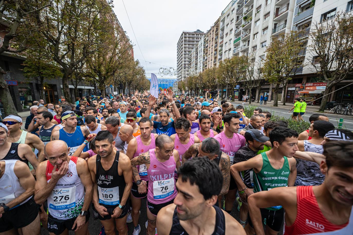 Gran ambiente en la salida de la 15k