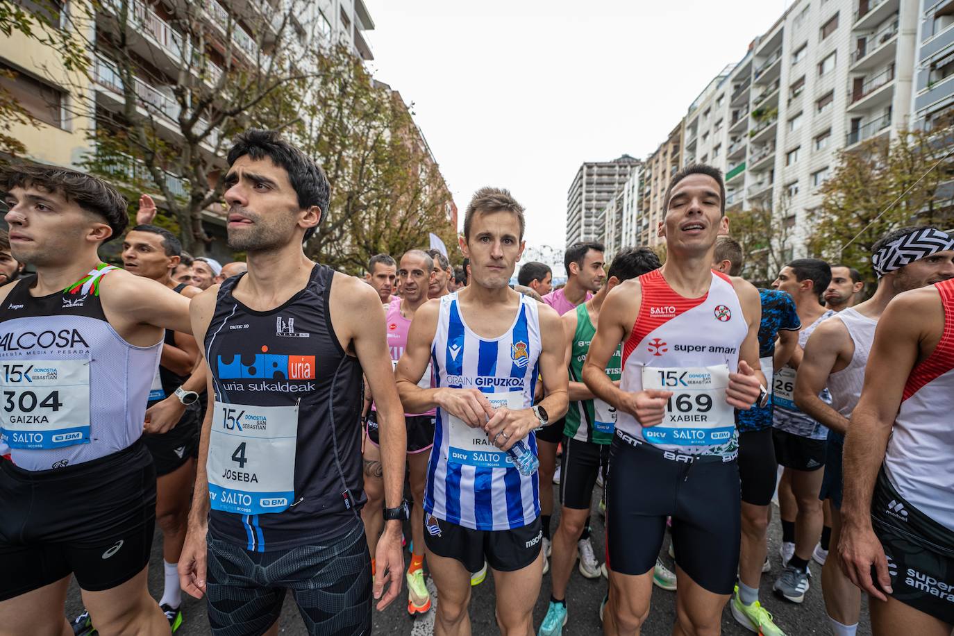 Gran ambiente en la salida de la 15k