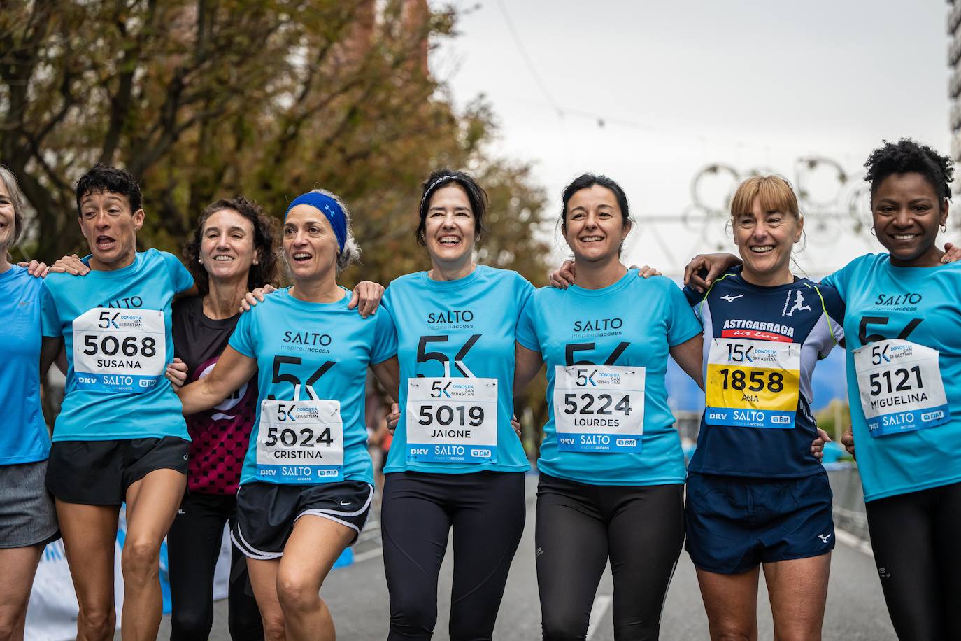 Gran ambiente en la salida de la 15k