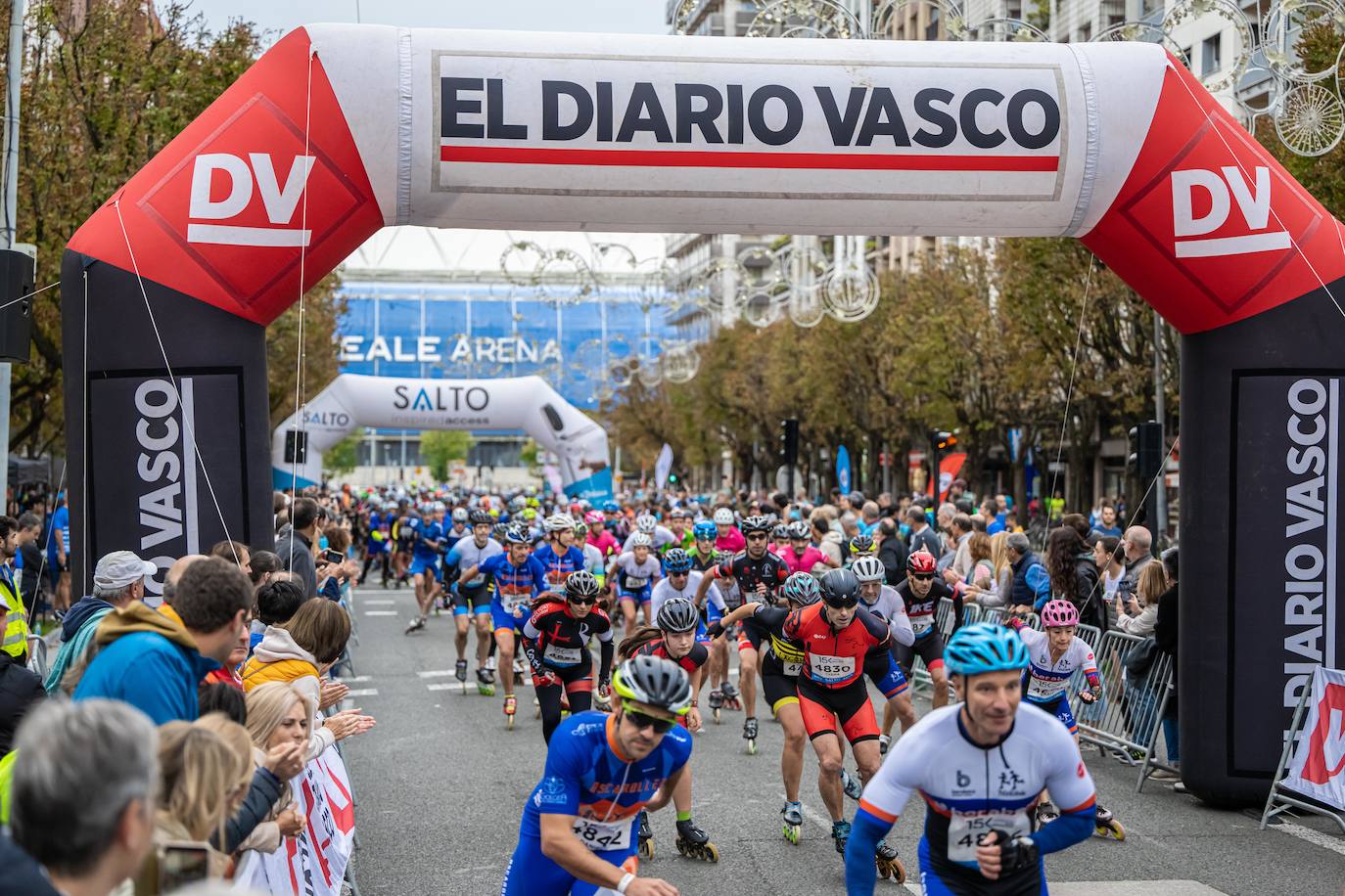 Gran ambiente en la salida de la 15k