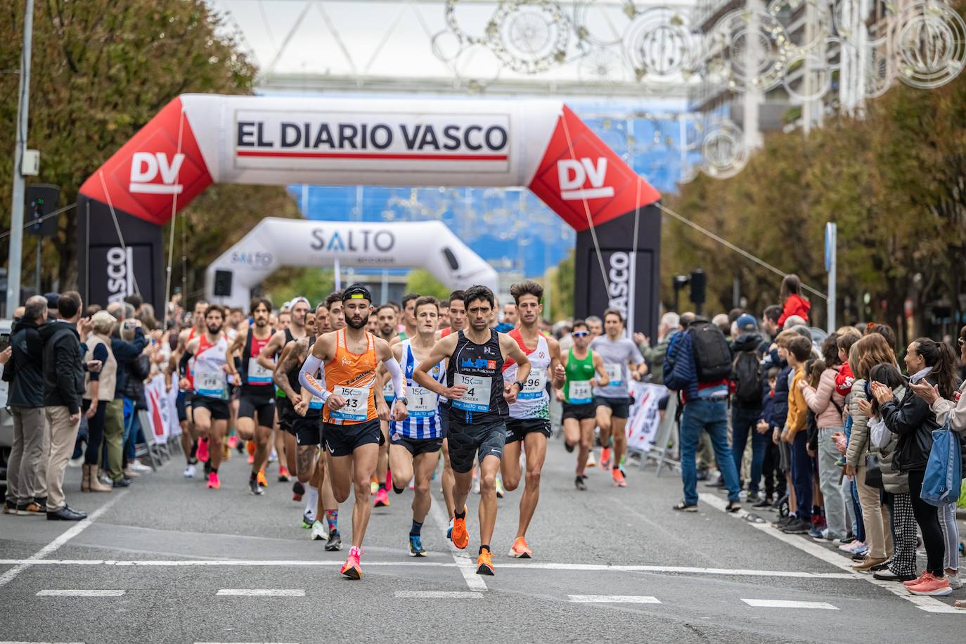 Gran ambiente en la salida de la 15k