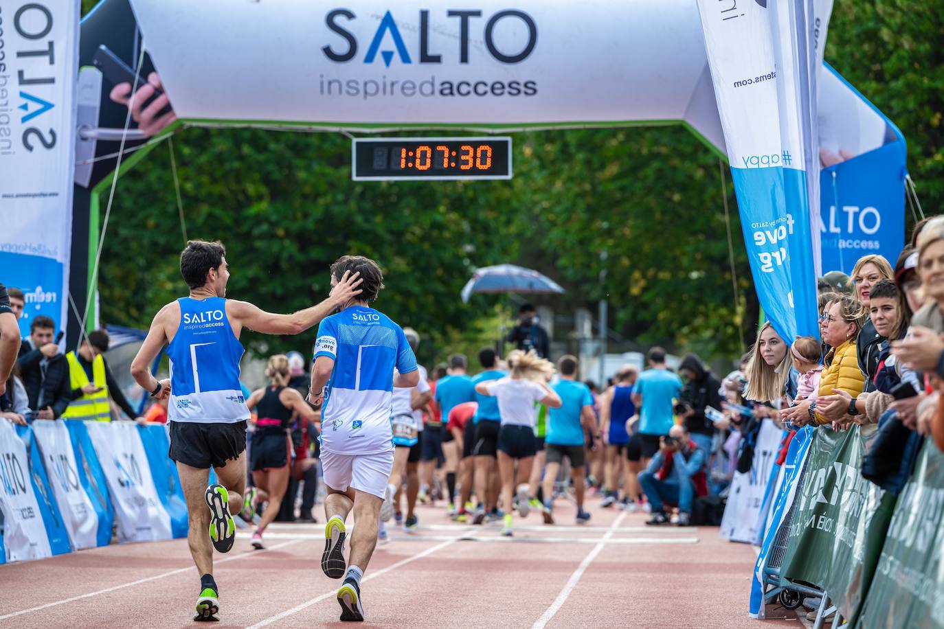 Las mejores imágenes de las llegadas de la Clásica Salto