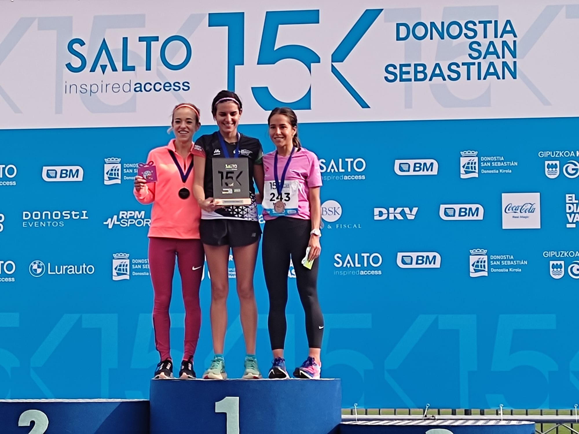 Los ganadores de la Clásica Salto de Donostia