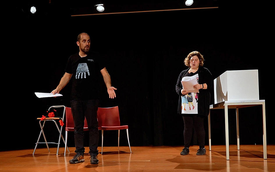 La Piel konpainiako kideak, entsegu batetan.