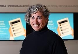 Cristina Aranda, en el museo San Telmo de San Sebastián, donde se celebró la jornada.