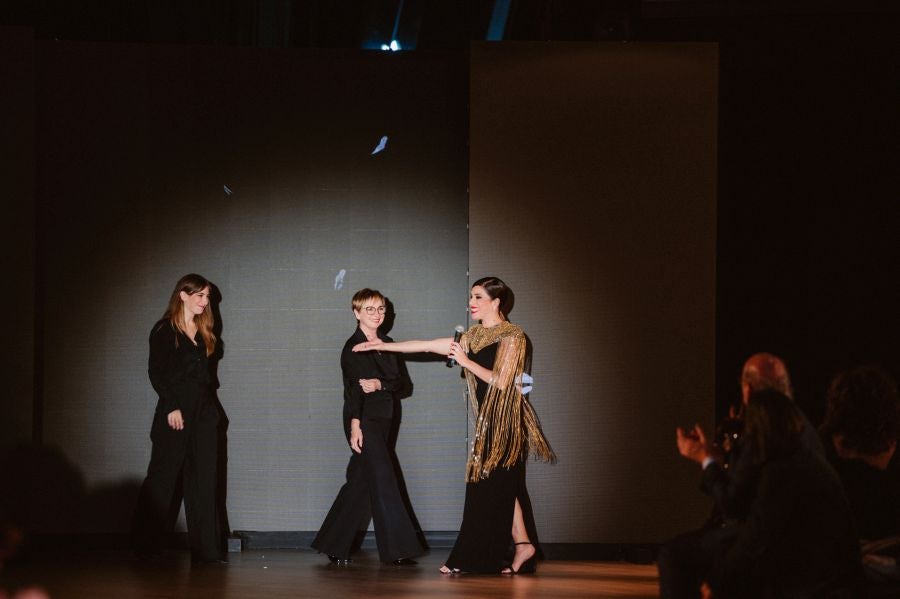 Desfile de Isabel Sanchis en Balenciaga