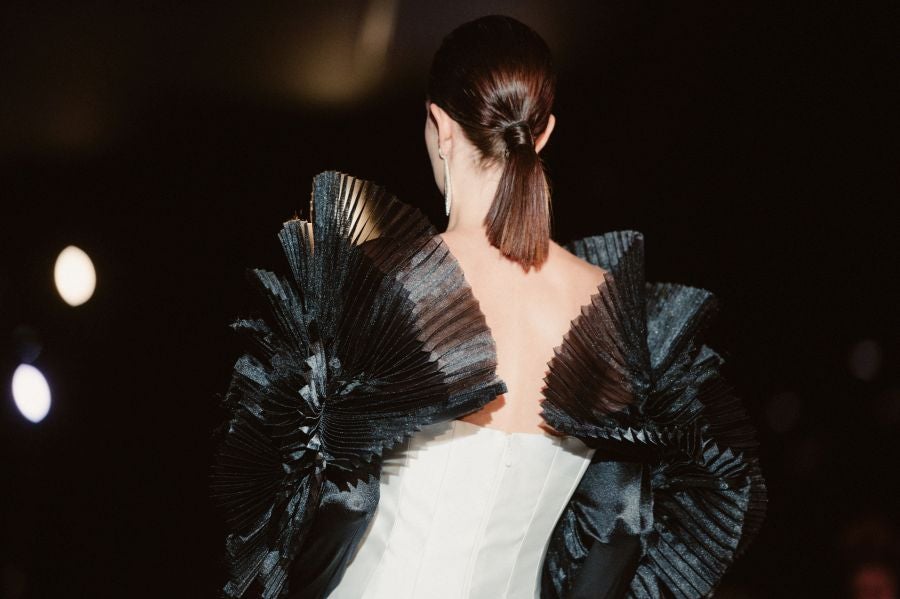 Desfile de Isabel Sanchis en Balenciaga