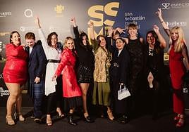 Photocall del desfile de Kutxa Fundazioa Moda