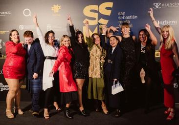 Photocall del desfile de Kutxa Fundazioa Moda