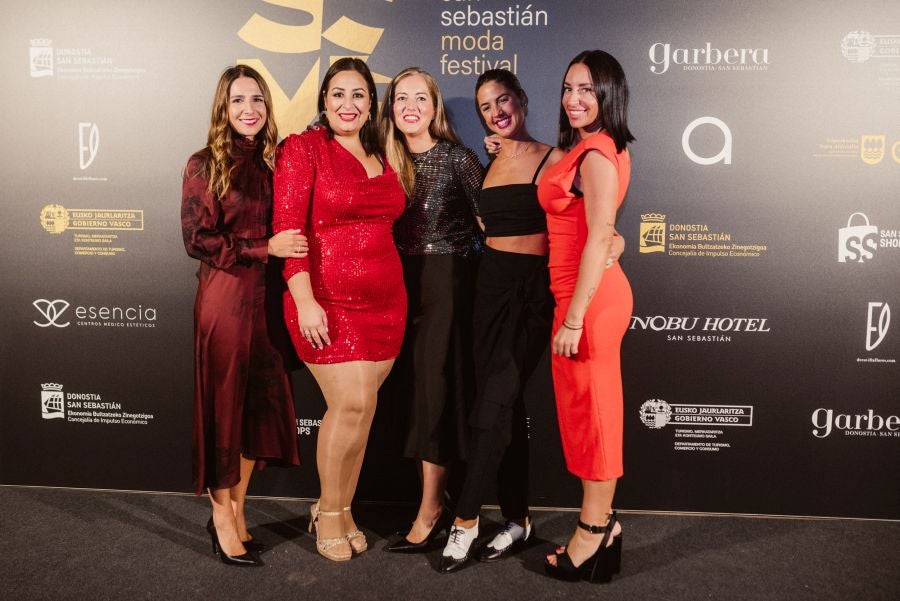Photocall del desfile de Kutxa Fundazioa Moda