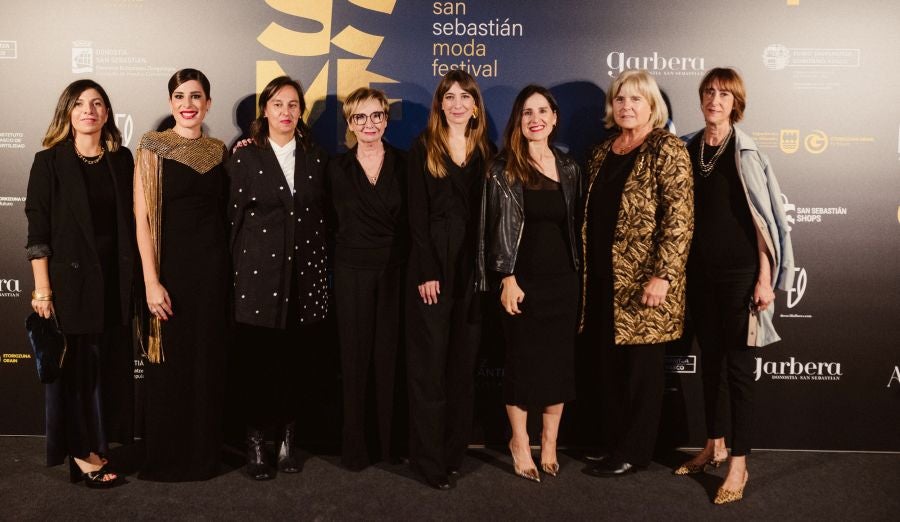 Photocall del desfile de Isabel Sanchis