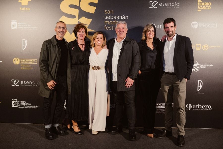 Photocall del desfile de Isabel Sanchis