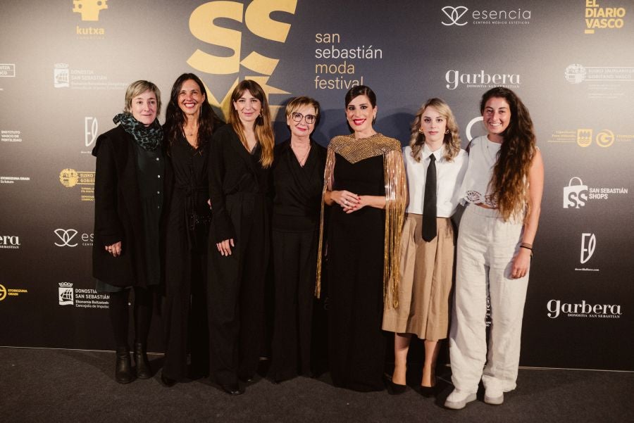 Photocall del desfile de Isabel Sanchis