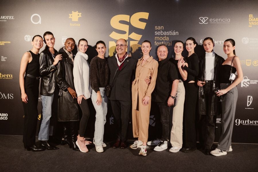 Photocall del desfile de Isabel Sanchis