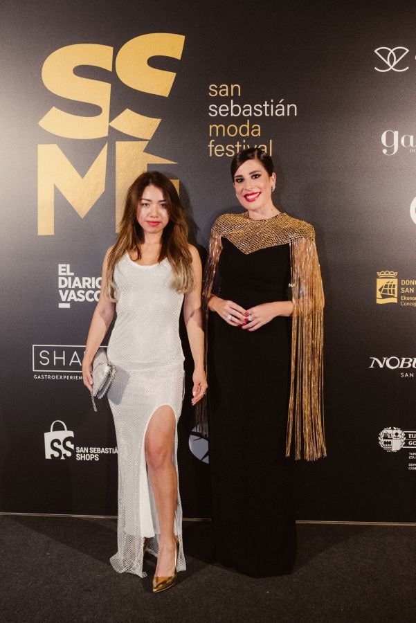 Photocall del desfile de Isabel Sanchis