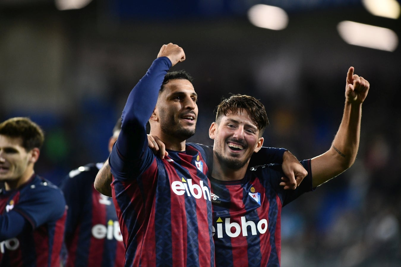 Las mejores imágenes de la &#039;manita&#039; del Eibar al Valladolid