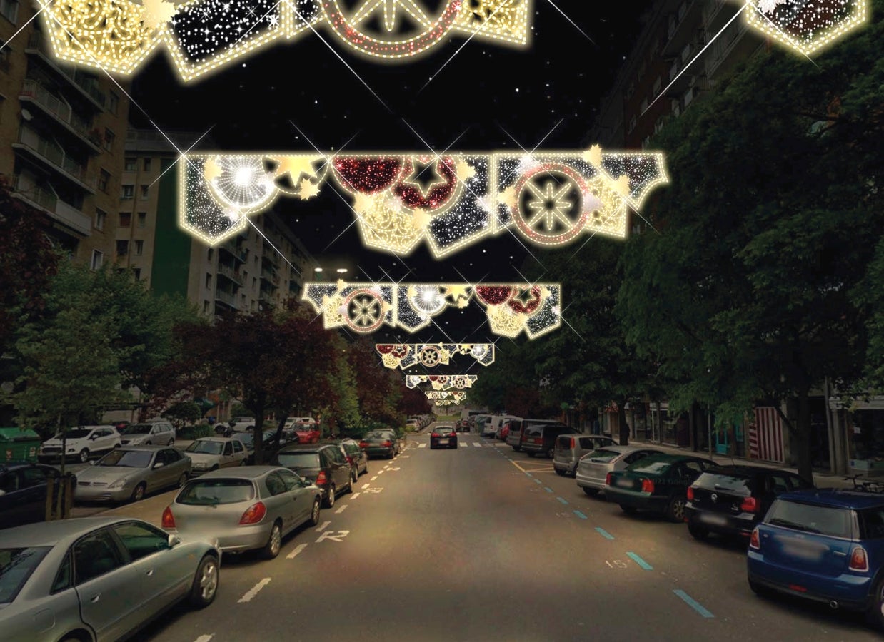 Así serán las luces de Navidad de San Sebastián