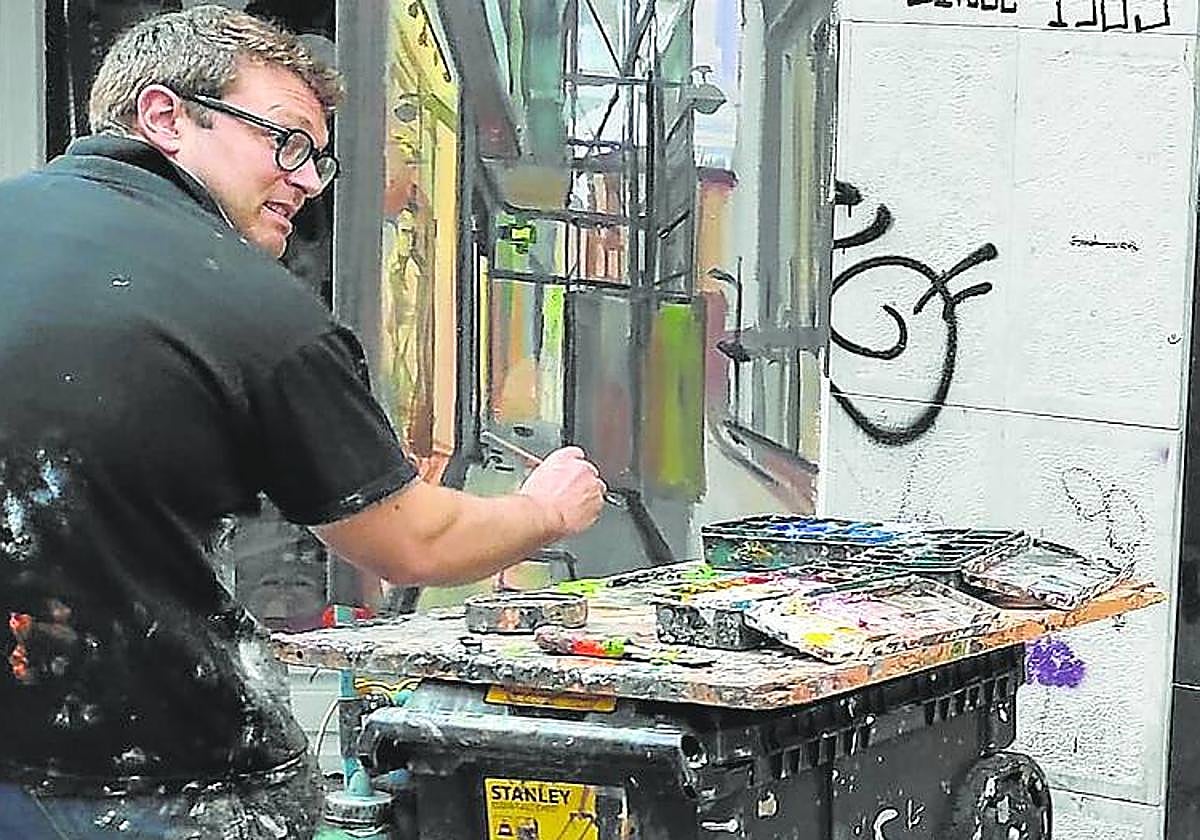 Los pintores vinieron a Eibar bien preparados.