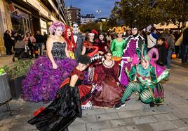 Un Halloween por todo lo alto en el centro de Irun