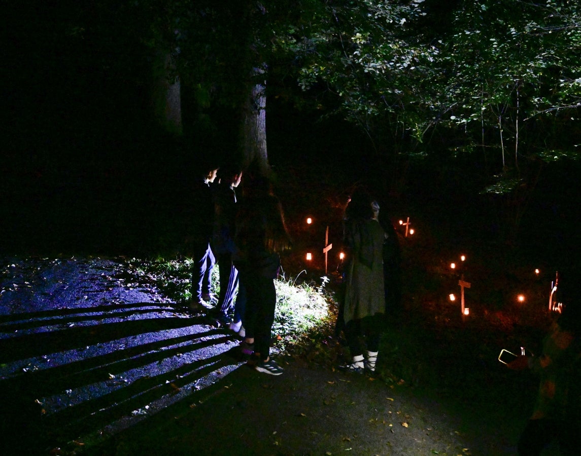 Un recorrido terrorífico por el parque Elosegi