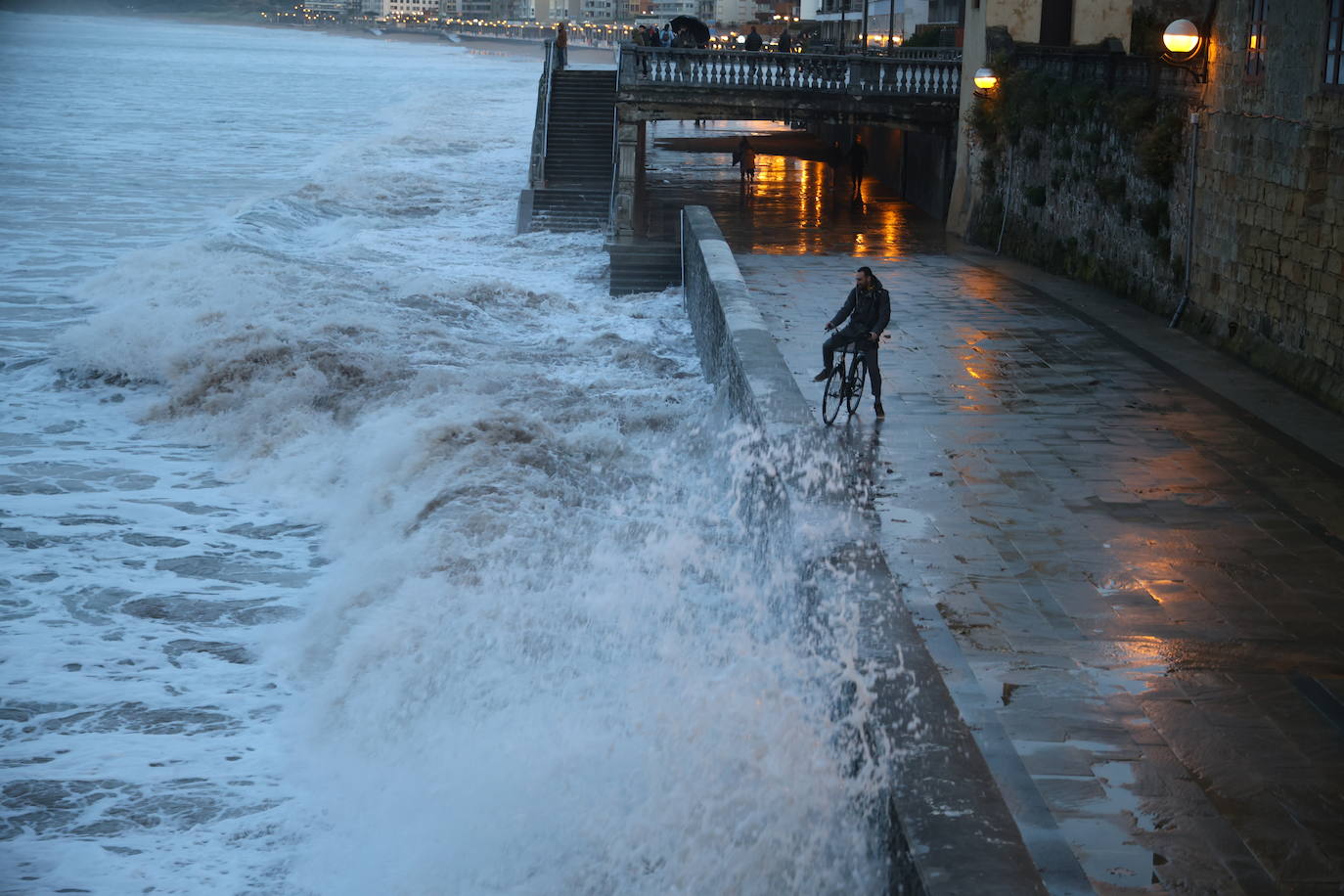 La huella de la borrasca Ciarán en Gipuzkoa