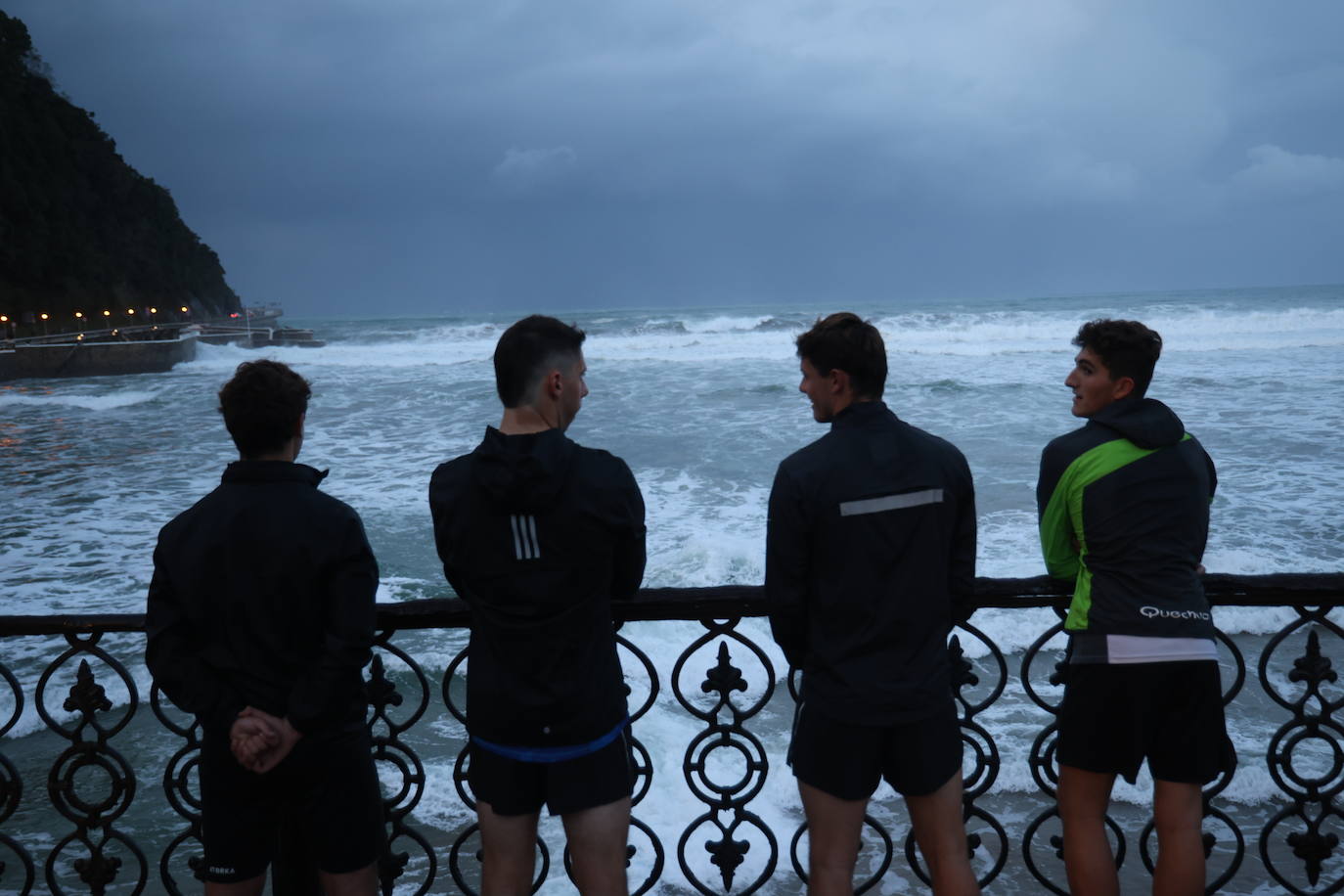 La huella de la borrasca Ciarán en Gipuzkoa