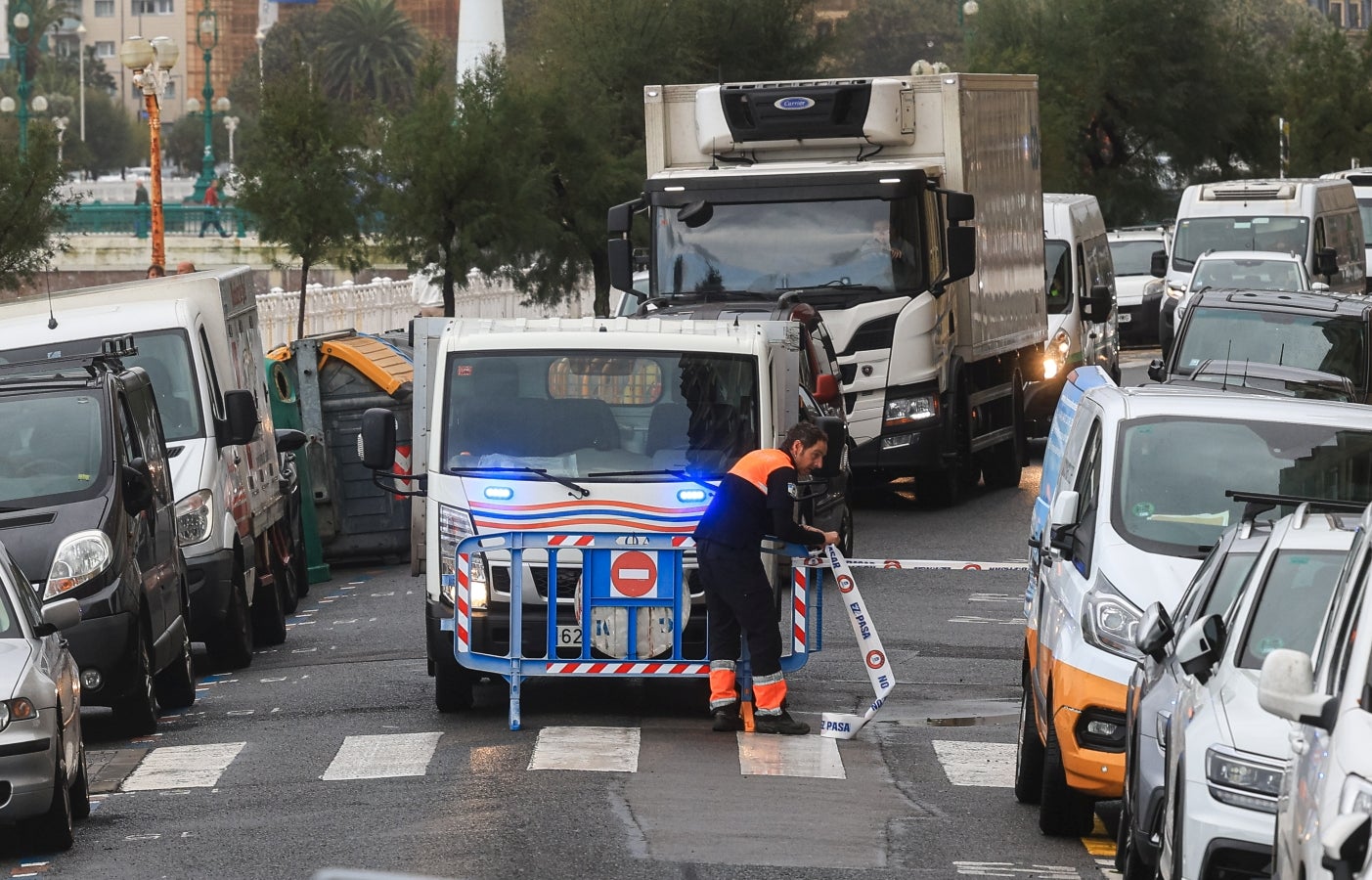 La huella de la borrasca Ciarán en Gipuzkoa