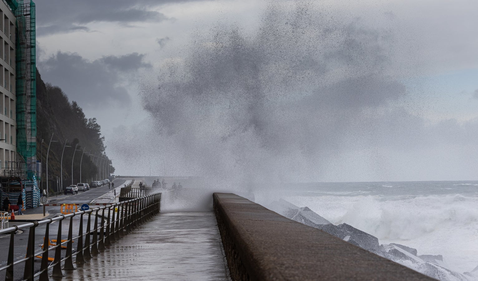La huella de la borrasca Ciarán en Gipuzkoa
