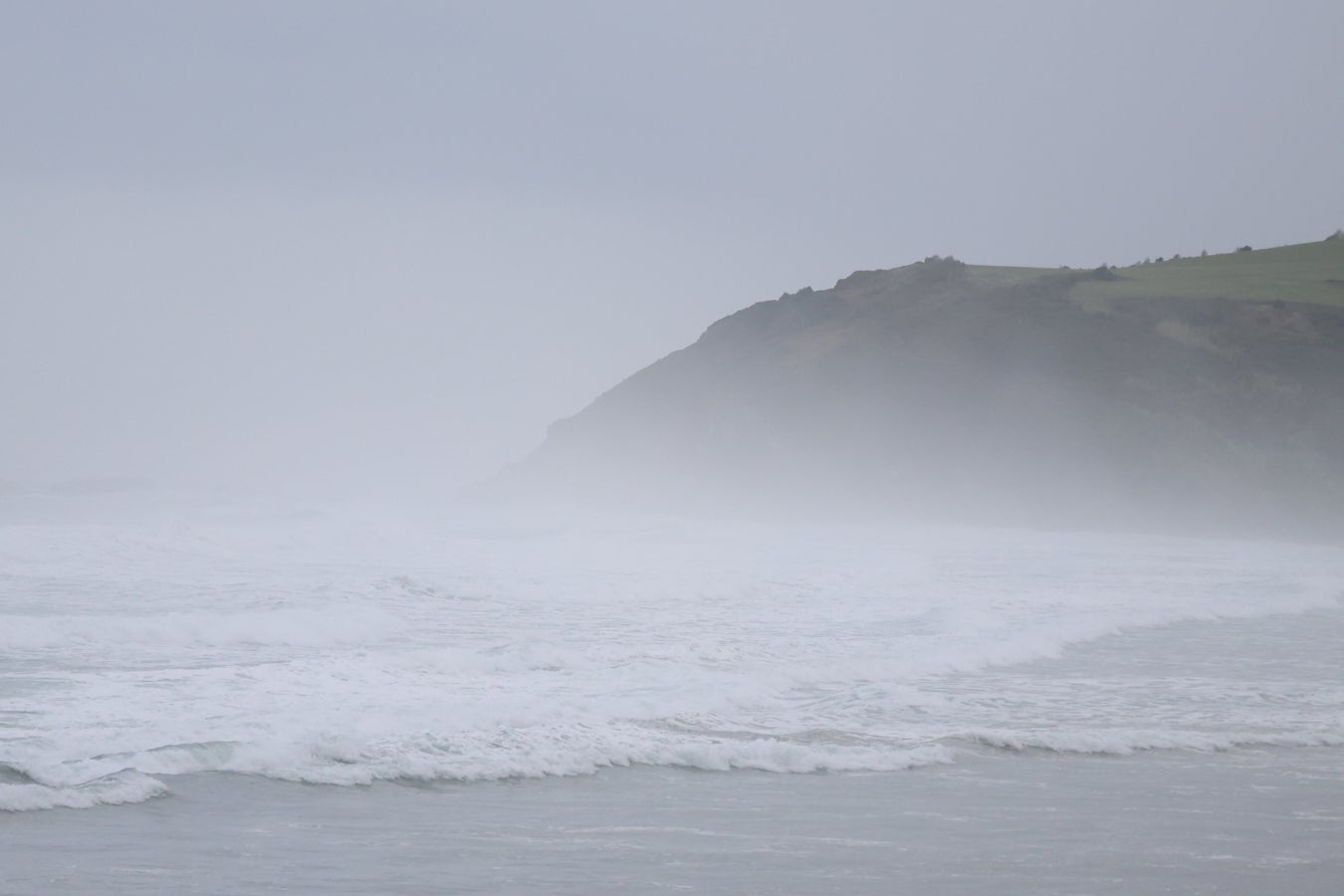 La huella de la borrasca Ciarán en Gipuzkoa