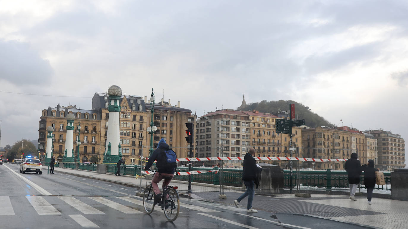 La huella de la borrasca Ciarán en Gipuzkoa