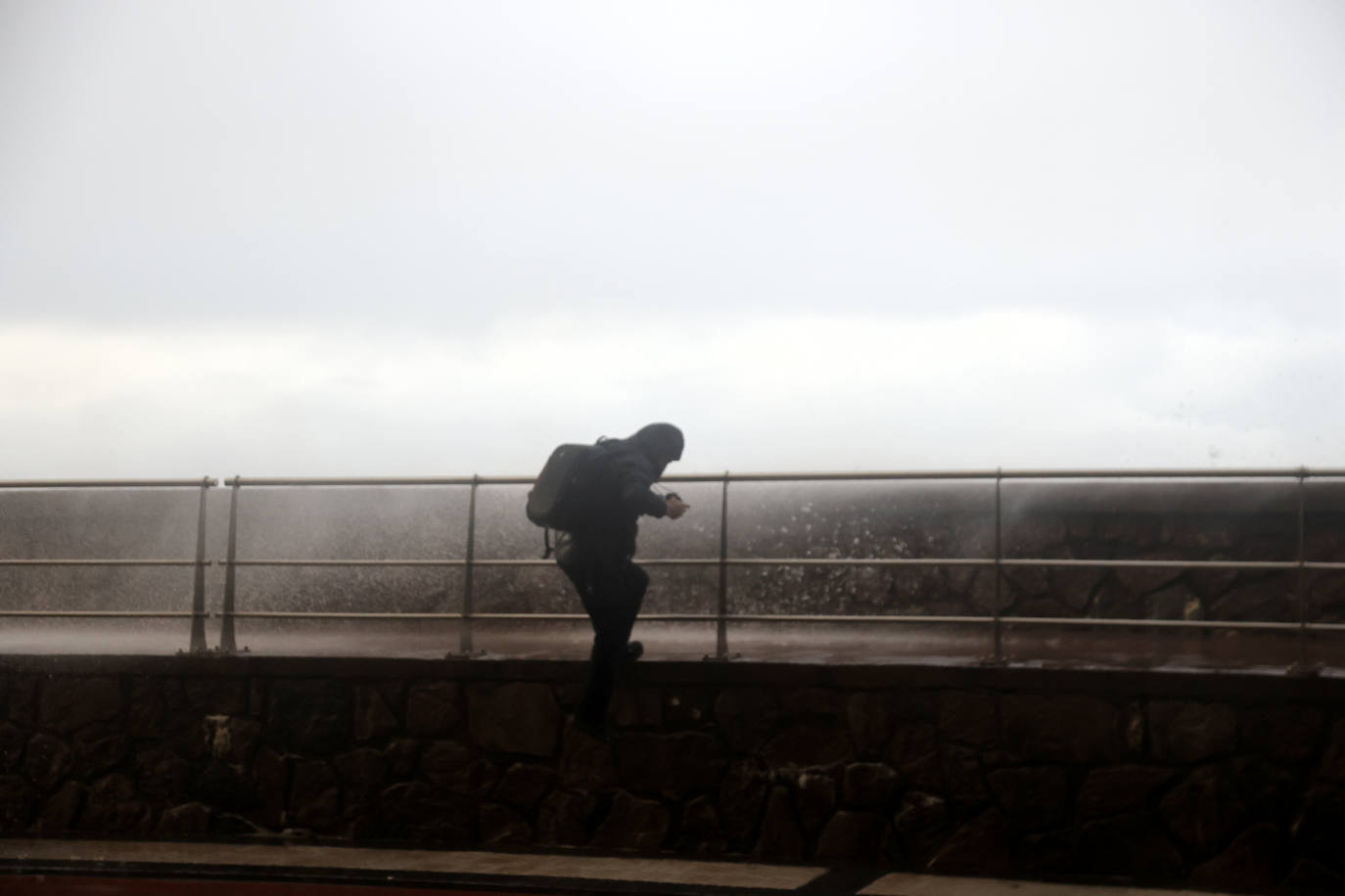 La huella de la borrasca Ciarán en Gipuzkoa