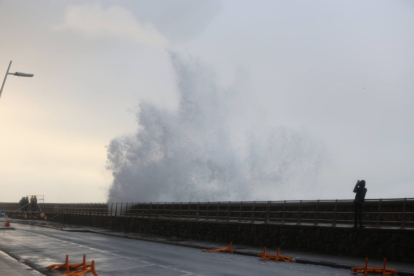 La huella de la borrasca Ciarán en Gipuzkoa