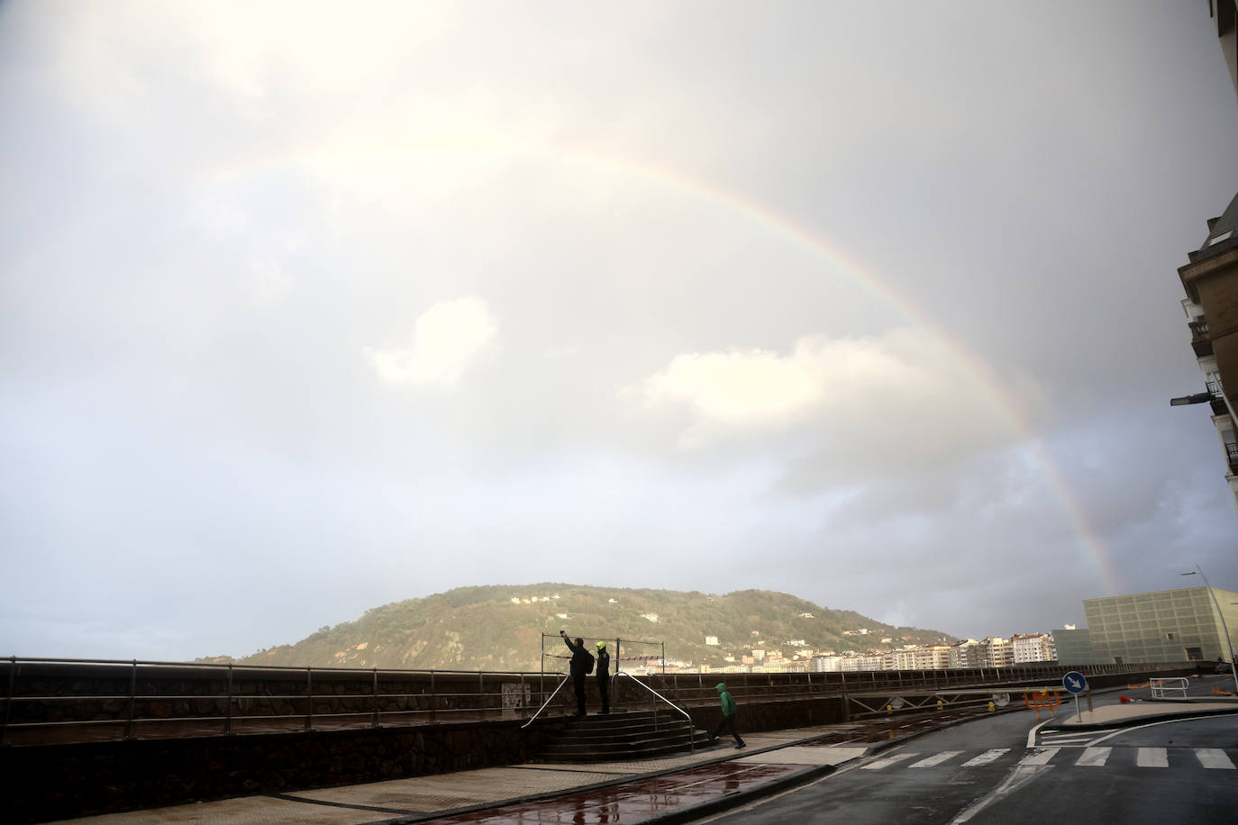 La huella de la borrasca Ciarán en Gipuzkoa
