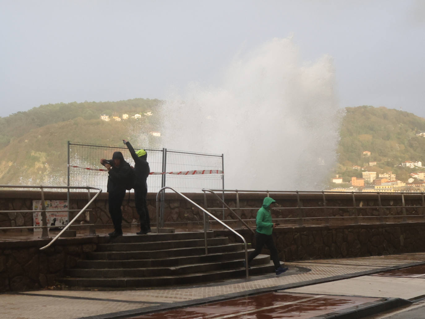 La huella de la borrasca Ciarán en Gipuzkoa