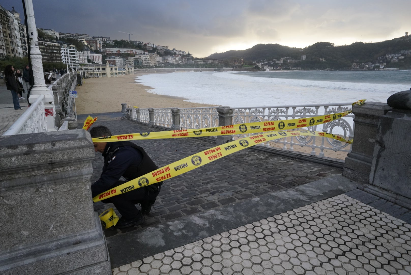 La huella de la borrasca Ciarán en Gipuzkoa