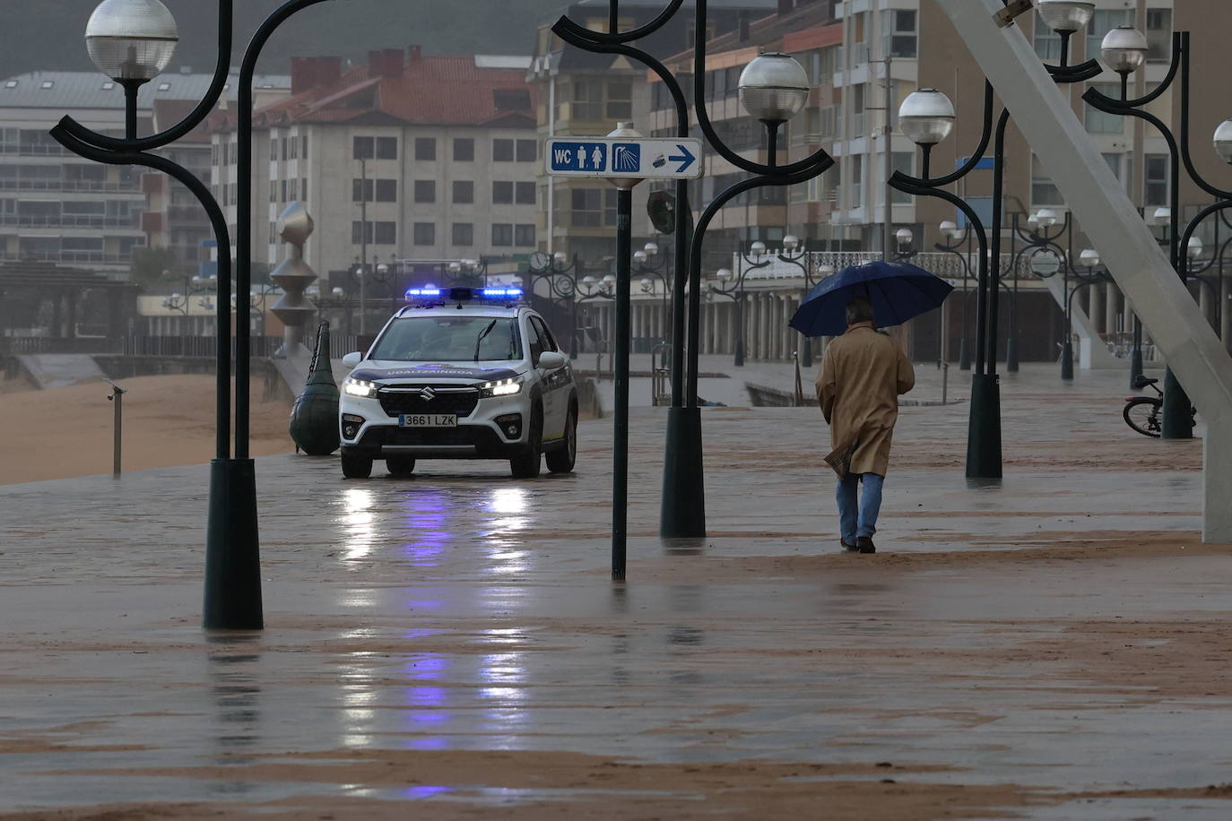 La huella de la borrasca Ciarán en Gipuzkoa