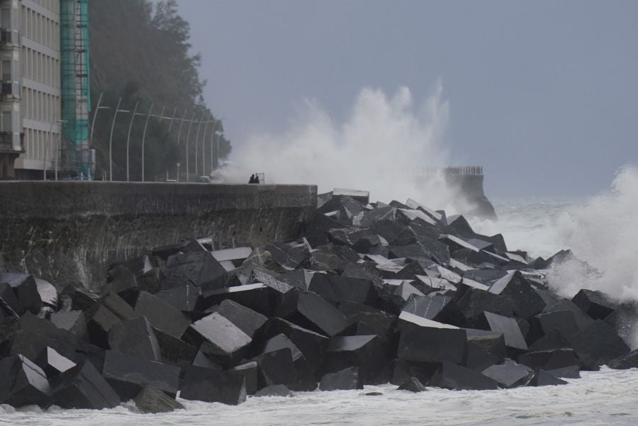 La huella de la borrasca Ciarán en Gipuzkoa